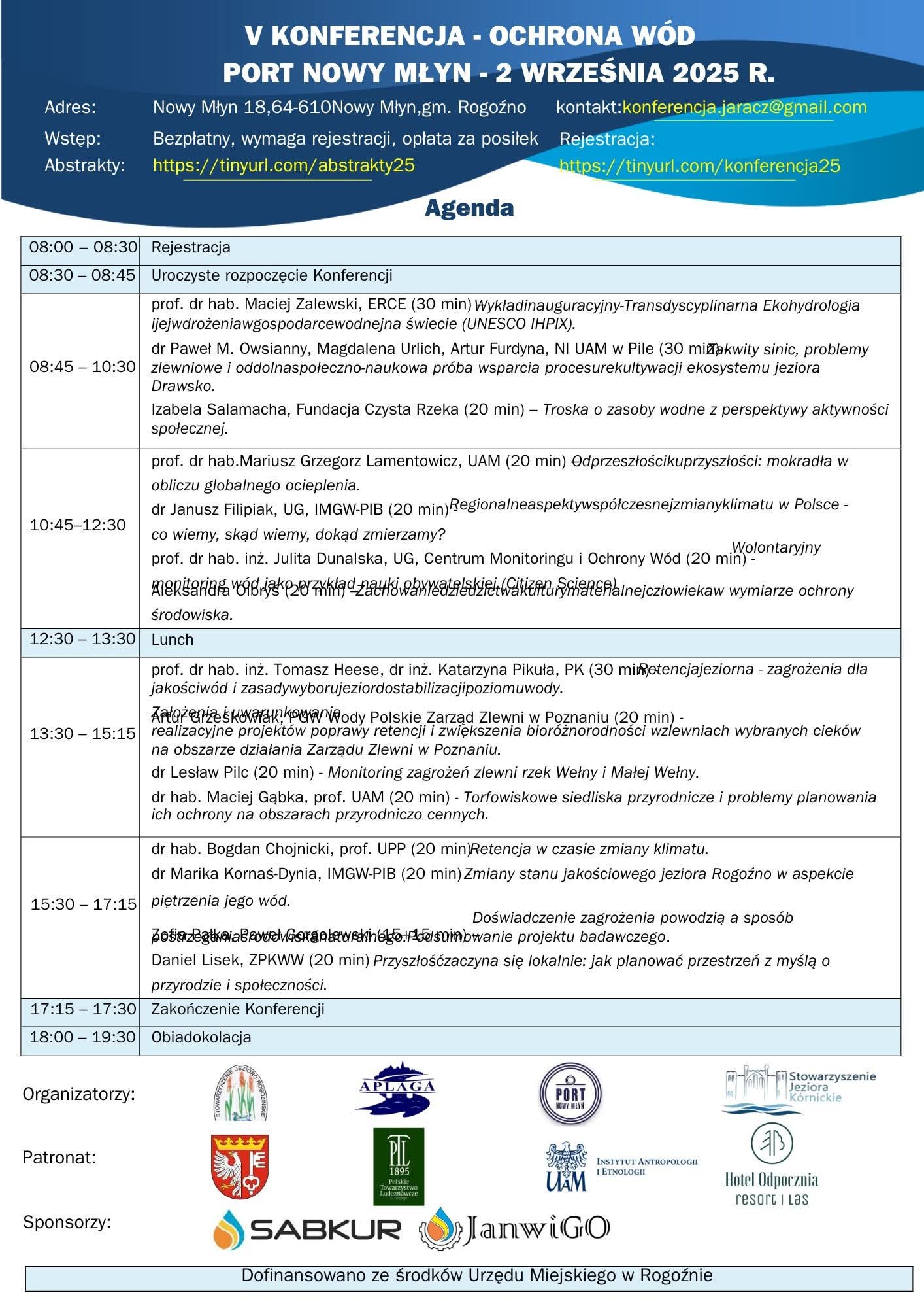 V Konferencja dot. Ochrony Wód